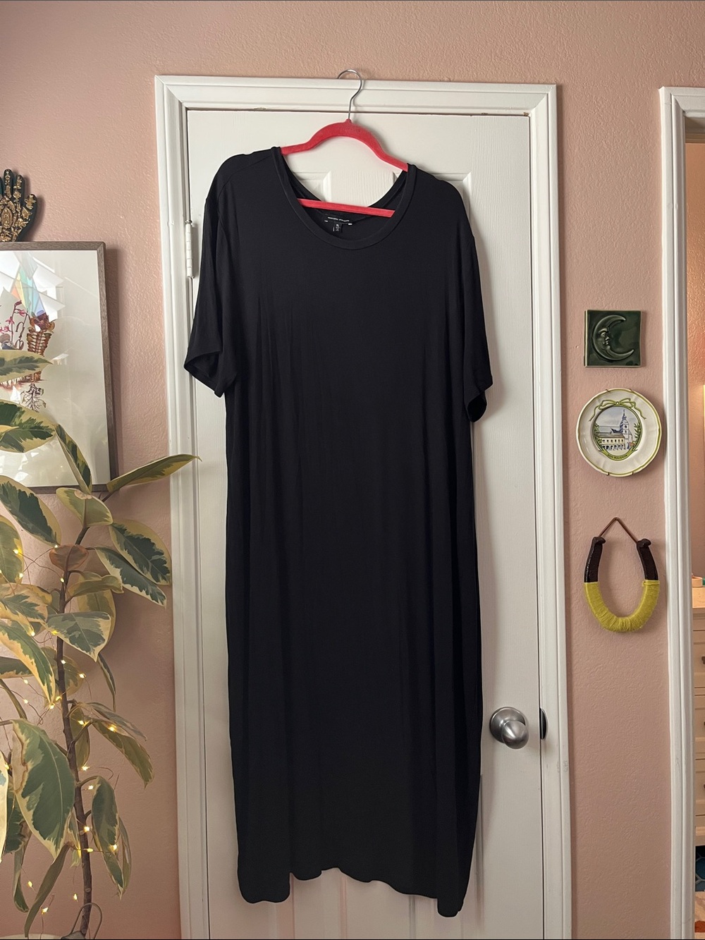 Universal Standard Ribbed Midi T-Shirt Dress
